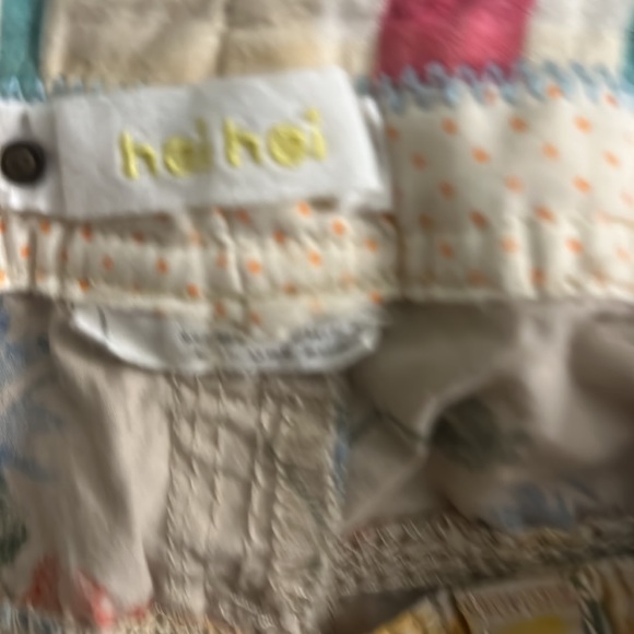 Anthropologie Hei Hei Floral Cargo Cropped Pants - 2 - Picture 10 of 13